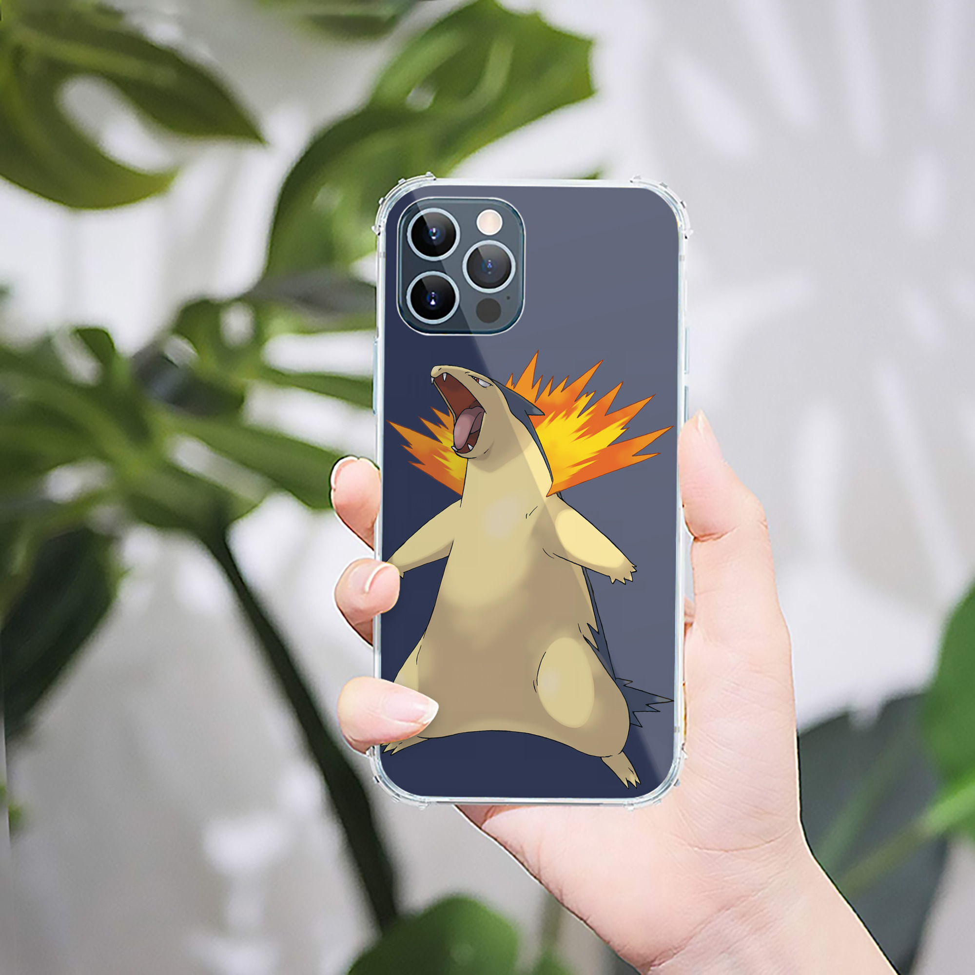 （画像用） ポケットモンスター Pokémon 【iPhone 12シリーズ対応】透明スマホケース（クリアソフトケース）
